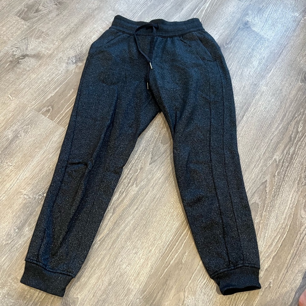 Lululemon black sparkle/shimmer pants